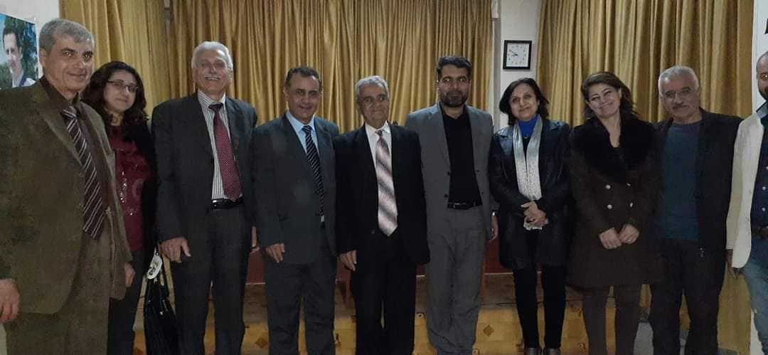 زيارة  رئيس اتحاد الكتاب العرب والمكتب التنفيذي لفرع طرطوس